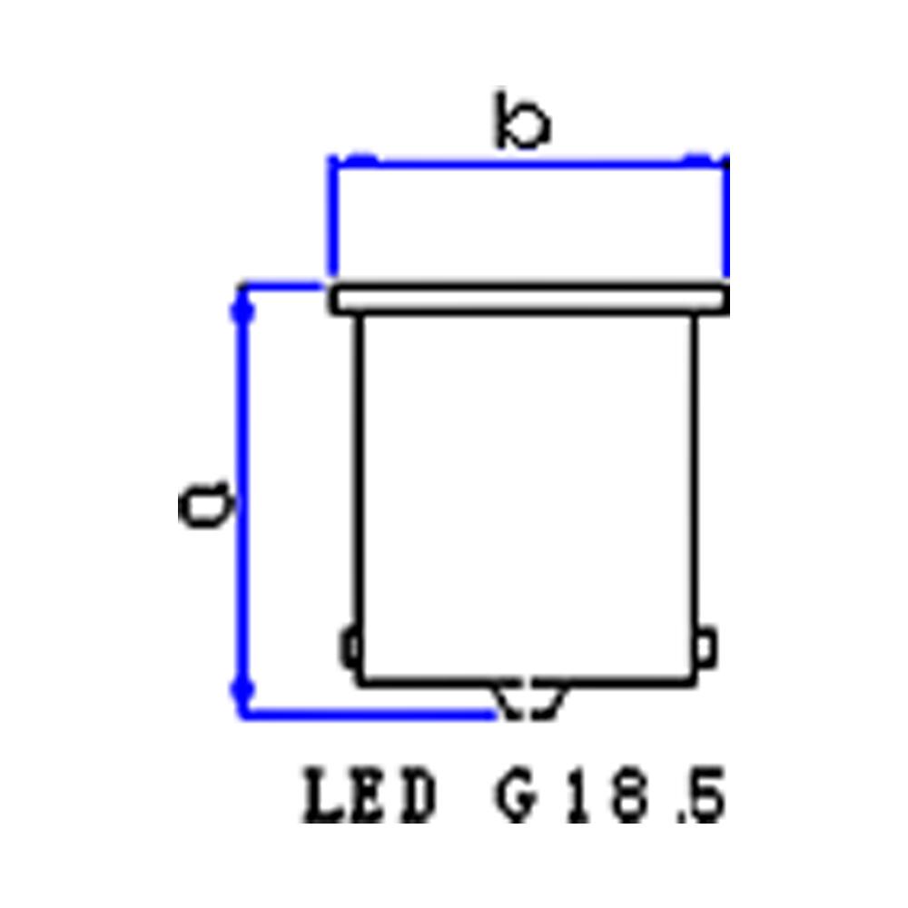 Par Lâmpada LED 24V 1,02W - Gauss - GL314LED