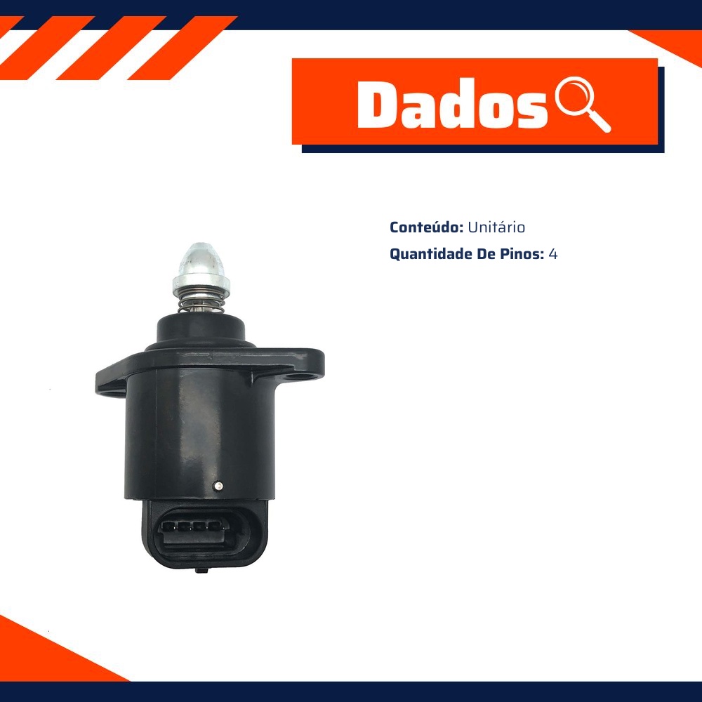 Atuador Marcha Lenta - Gauss - GS6635
