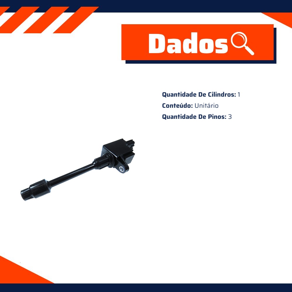 Bobina de Ignição para Nissan Maxima - Gauss - GC4776