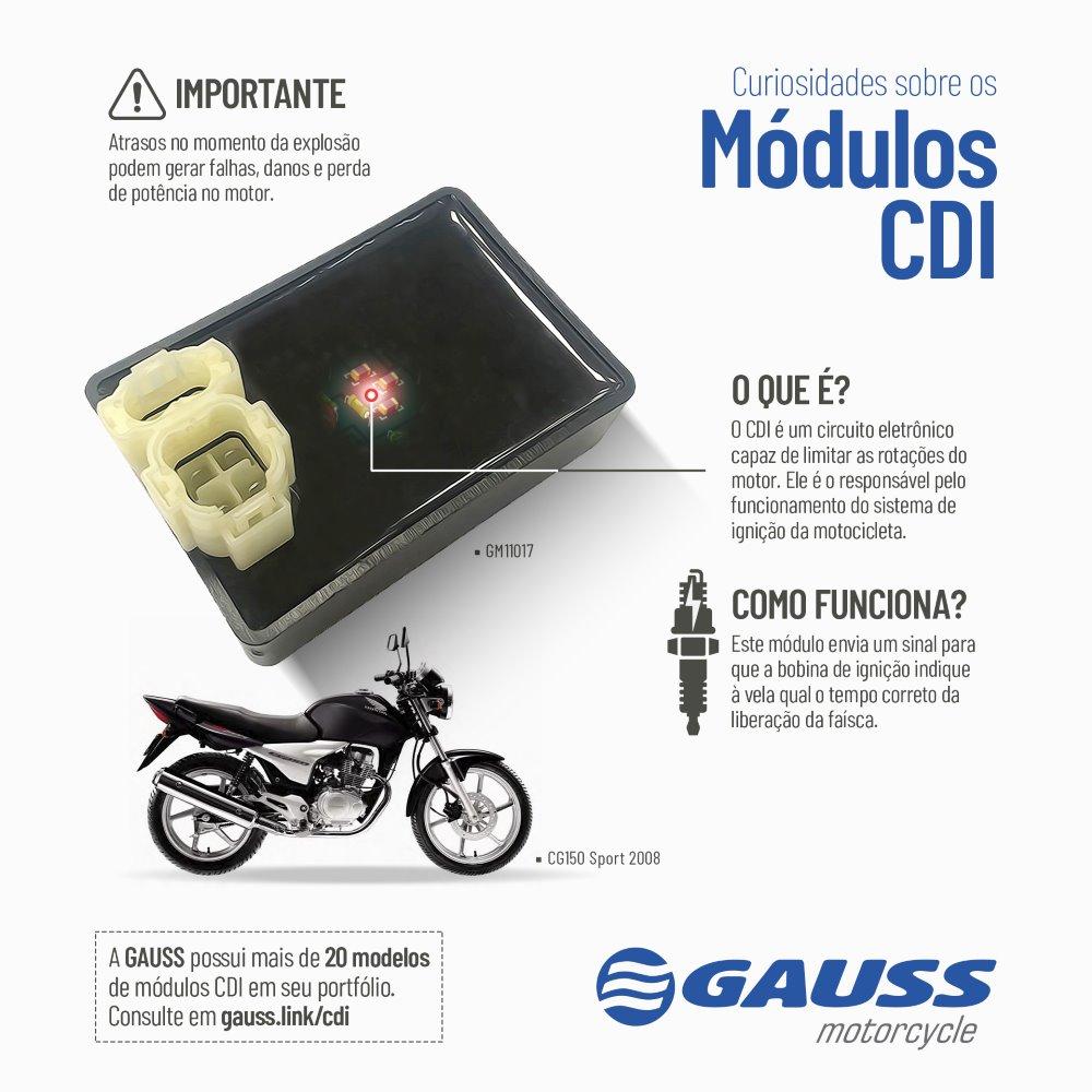 CDI para Honda Biz 125 - Gauss - GM11010