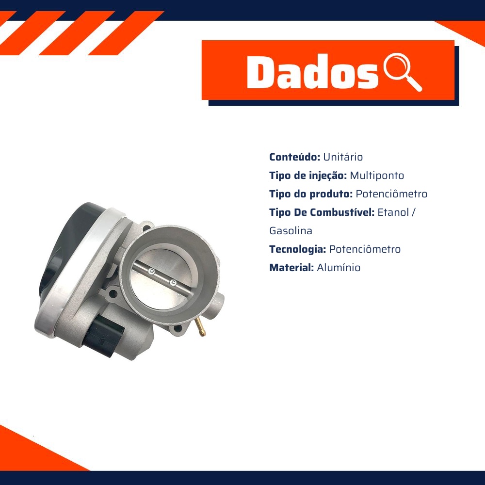 Corpo de Borboleta - Gauss - GI7133