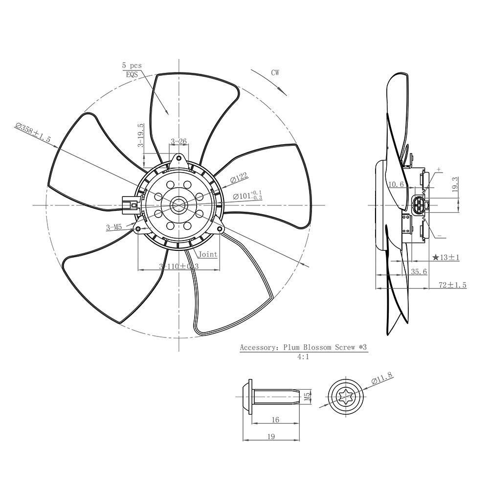 Eletroventilador - Gauss - GE1039