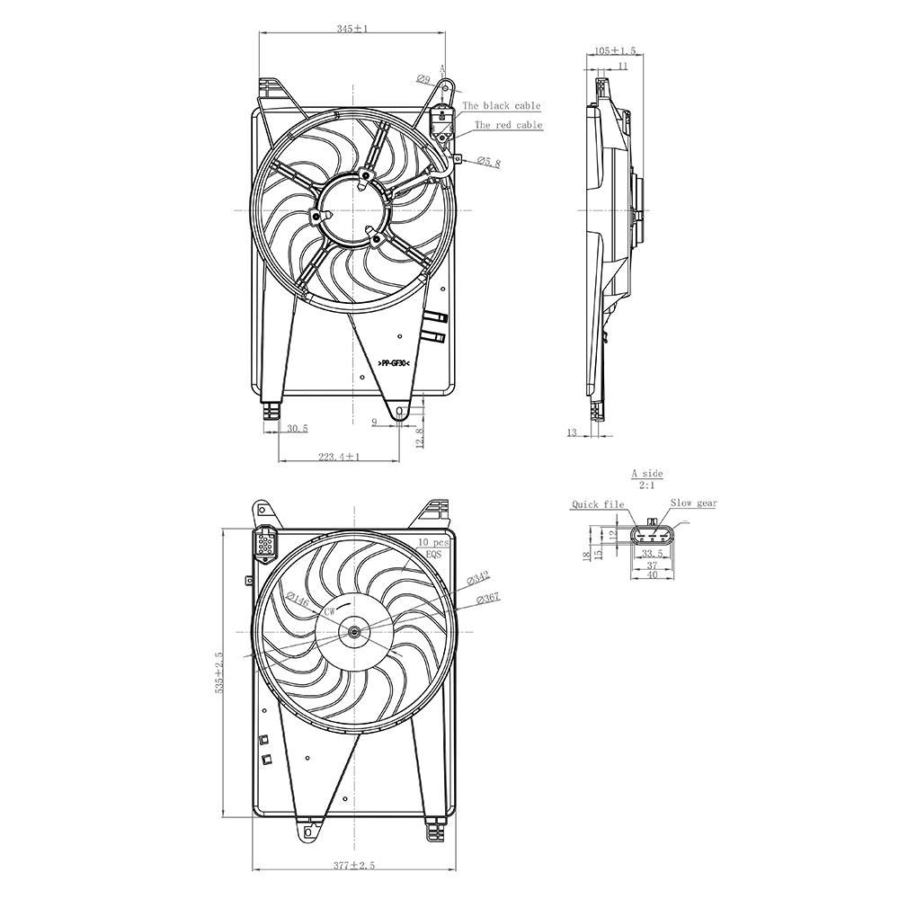 Eletroventilador - Gauss - GE1051