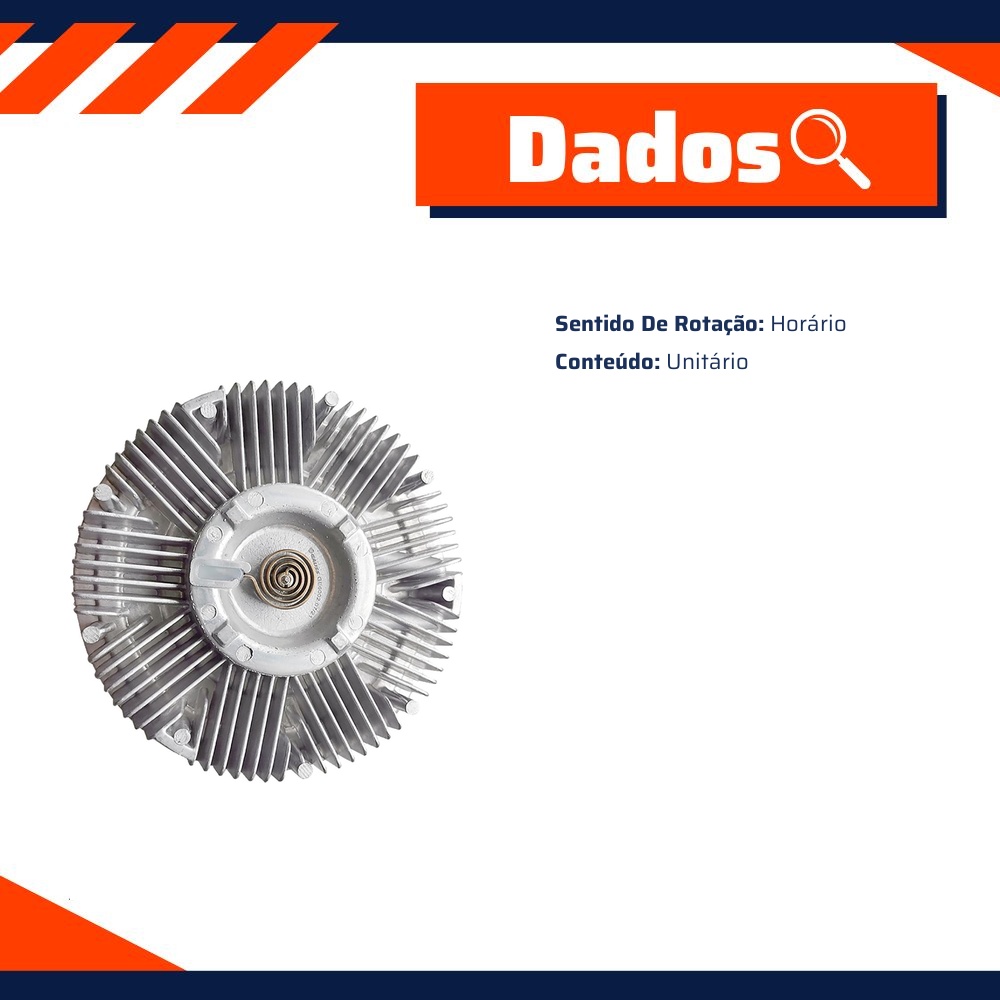 Embreagem Viscosa para Ford F-250 - Gauss - GE6002
