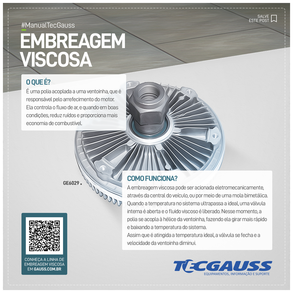 Embreagem Viscosa para Volvo FH16 750 - Gauss - GE6028