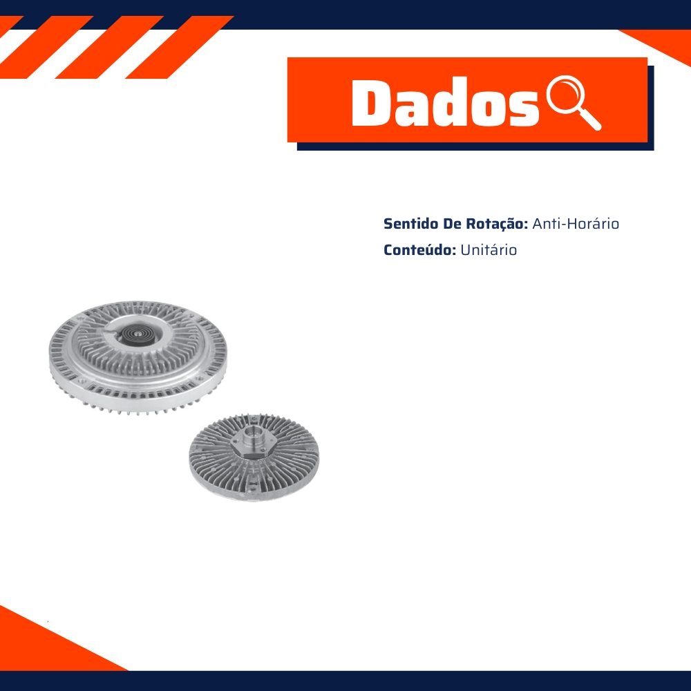 Embreagem Viscosa - Gauss - GE6043