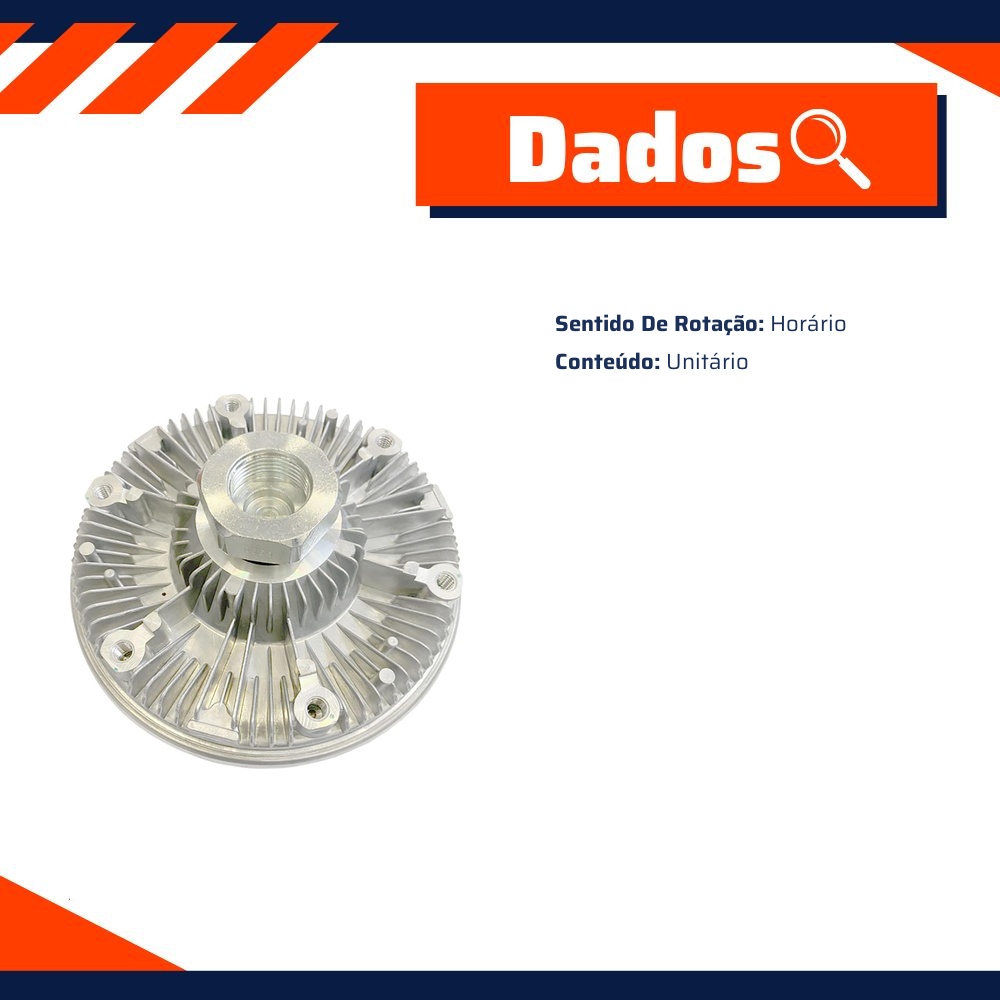 Embreagem Viscosa - Gauss - GE6055