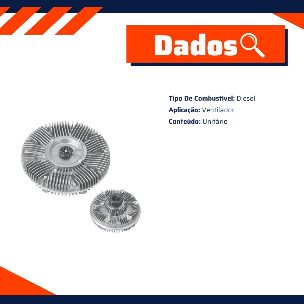 Embreagem Viscosa - Gauss - GE6057