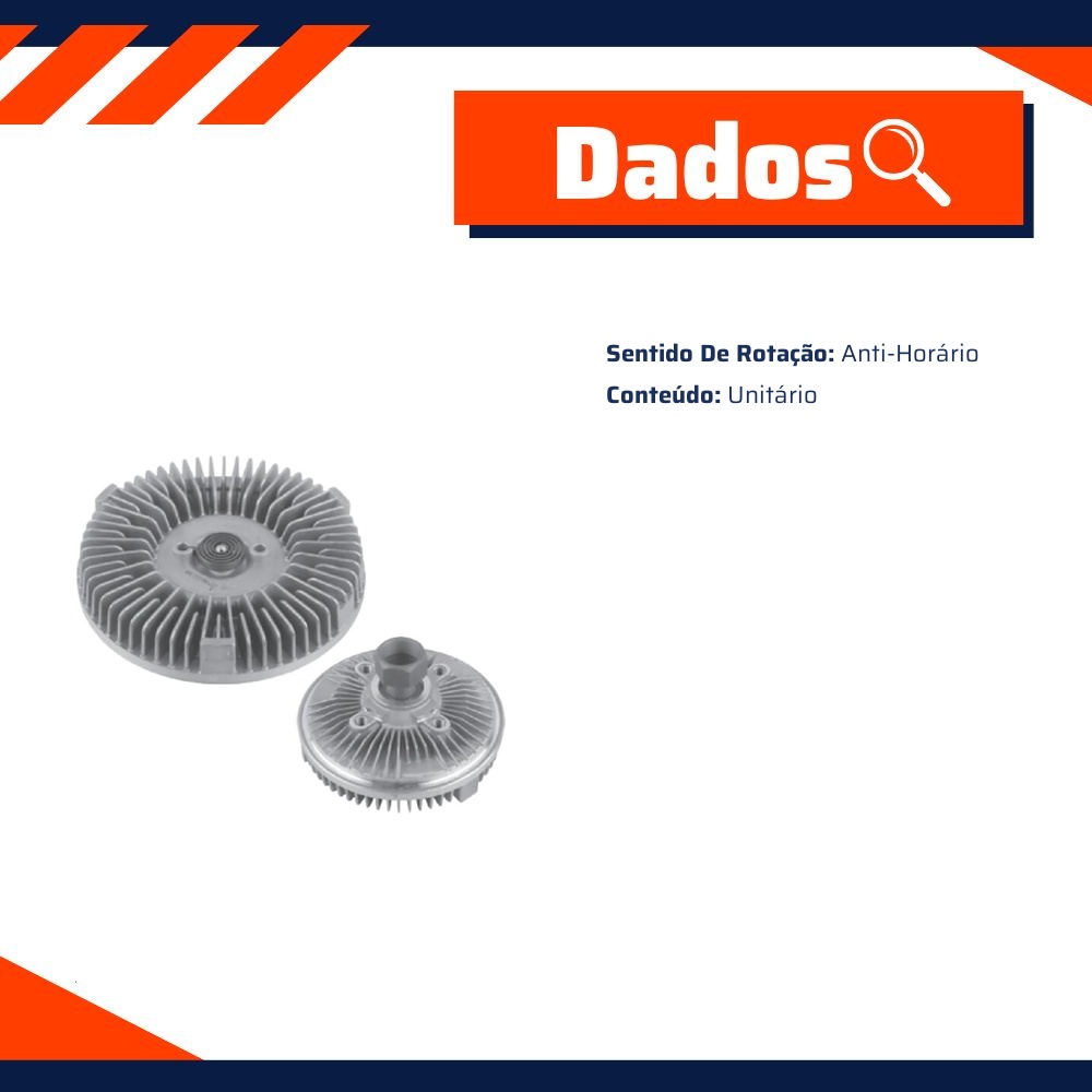 Embreagem Viscosa - Gauss - GE6063