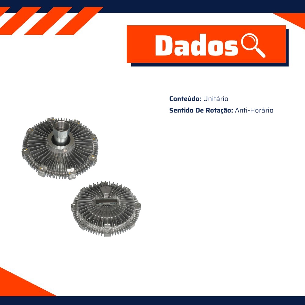 Embreagem Viscosa para Chevrolet S10 e Trailblazer - Gauss - GE6065