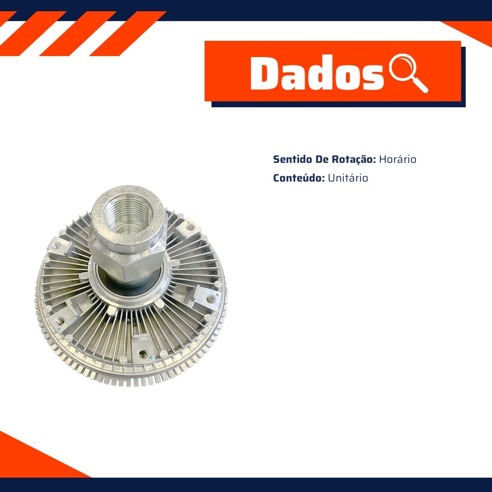 Embreagem Viscosa - Gauss - GE6081