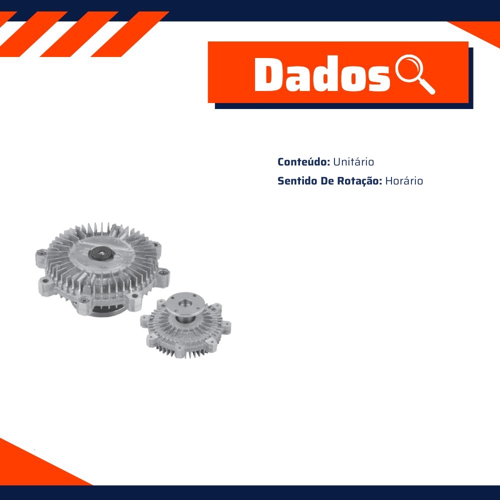 Embreagem Viscosa para Suzuki Grand Vitara e Vitara - Gauss - GE6088