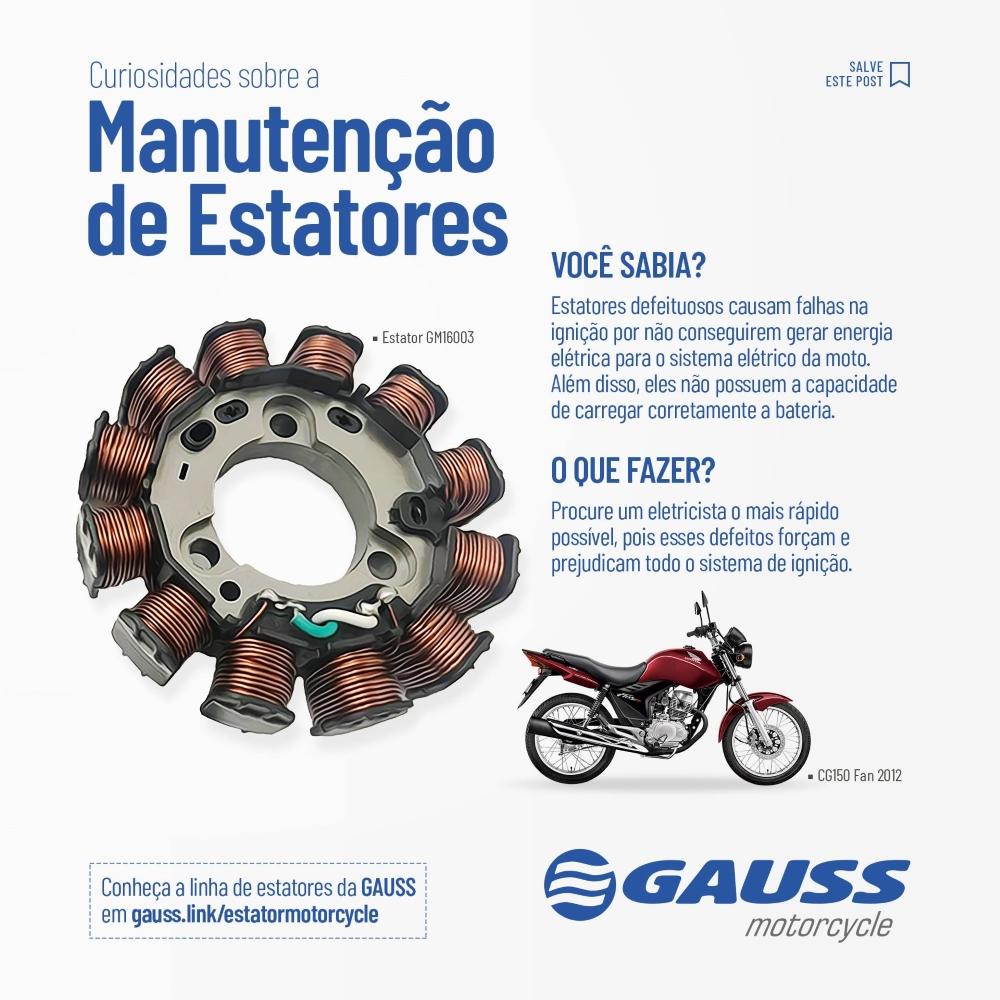Estator 12V para Honda CG 150 - Gauss - GM16002