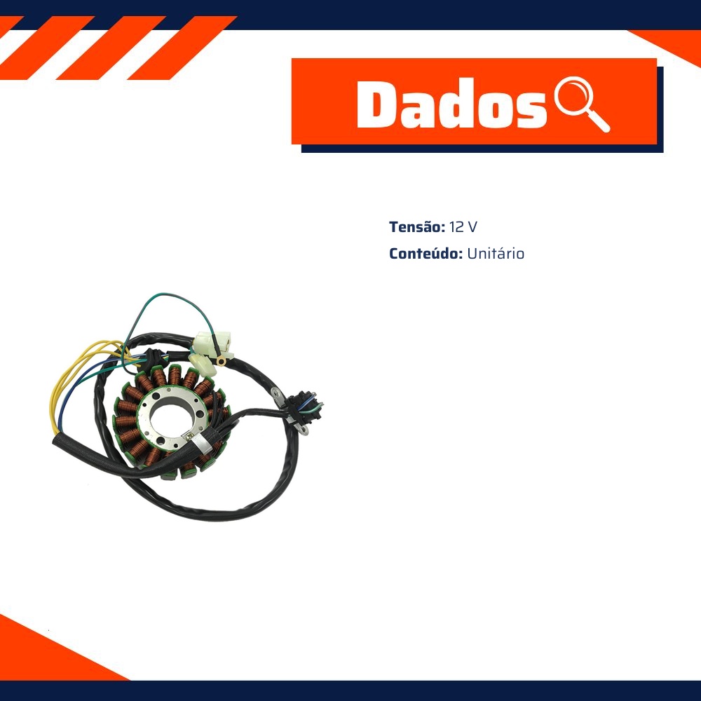 Estator 12V para Honda XR 250 TORNADO - Gauss - GM16017