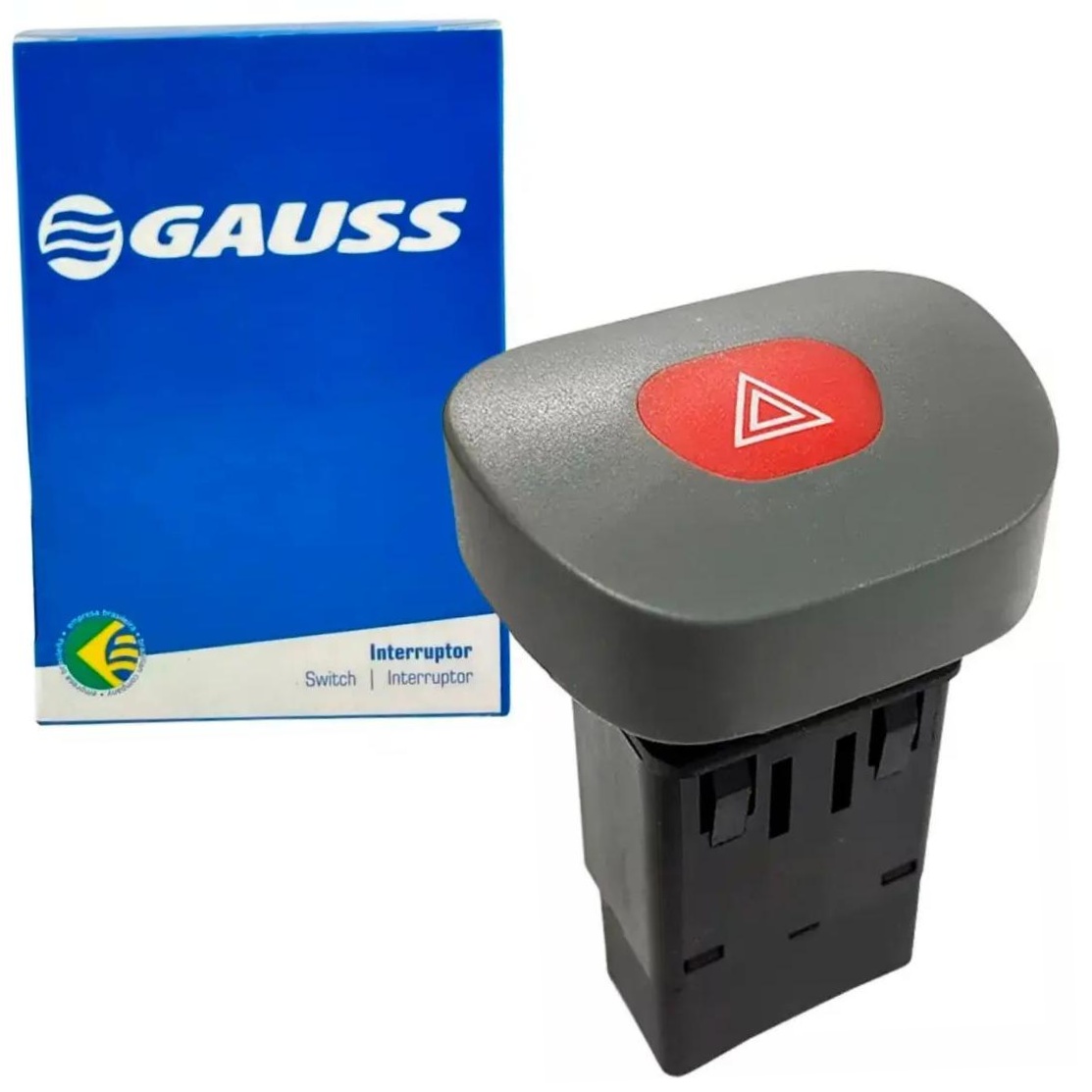 Interruptor do Pisca Alerta para Renault CLIO e CLIO SEDAN - Gauss - GE2134