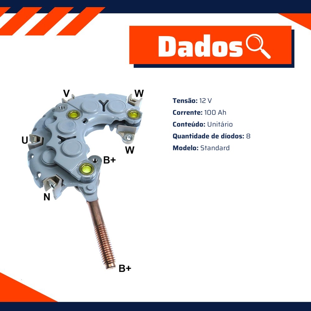 Placa de Diodos - Gauss - GA1162