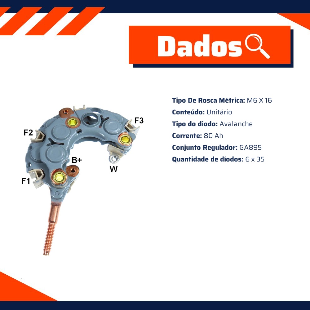 Ponte Retificadora para Suzuki Grand Vitara - Gauss - GA1260