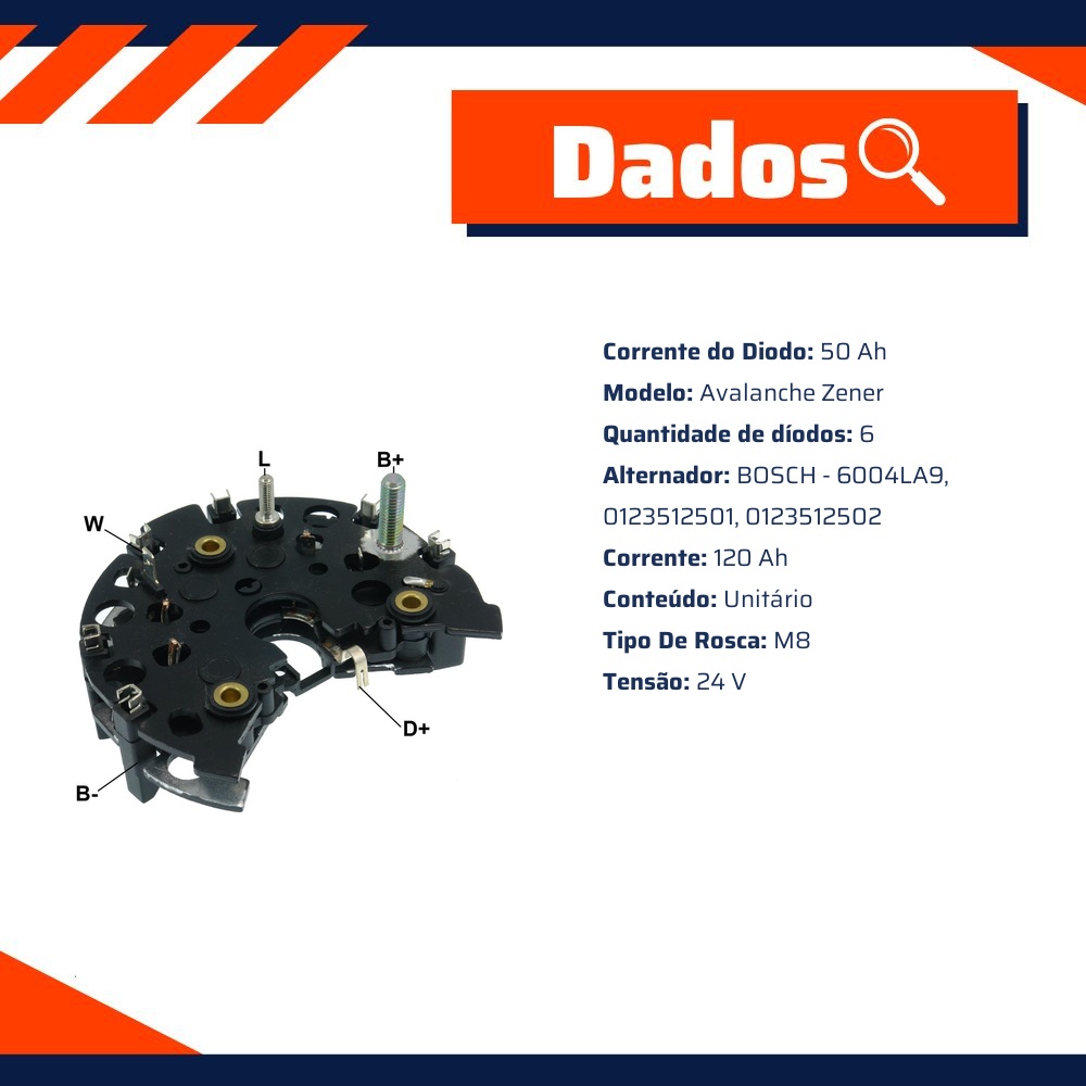 Placa de Diodos - Gauss - GA1739