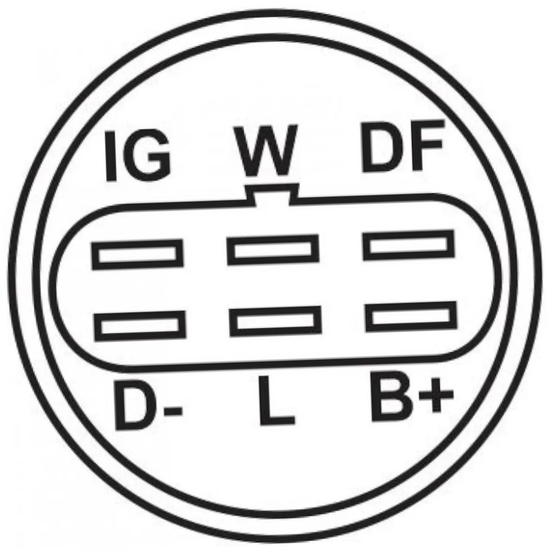 Regulador de Voltagem 14V para Toyota Hilux - Gauss - GA112