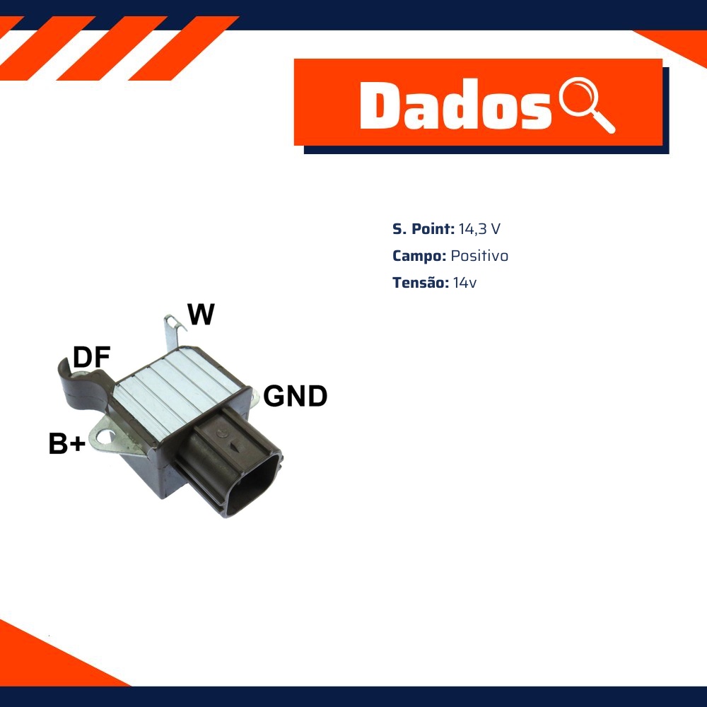 Regulador de Voltagem para Toyota RAV4 - Gauss - GA162