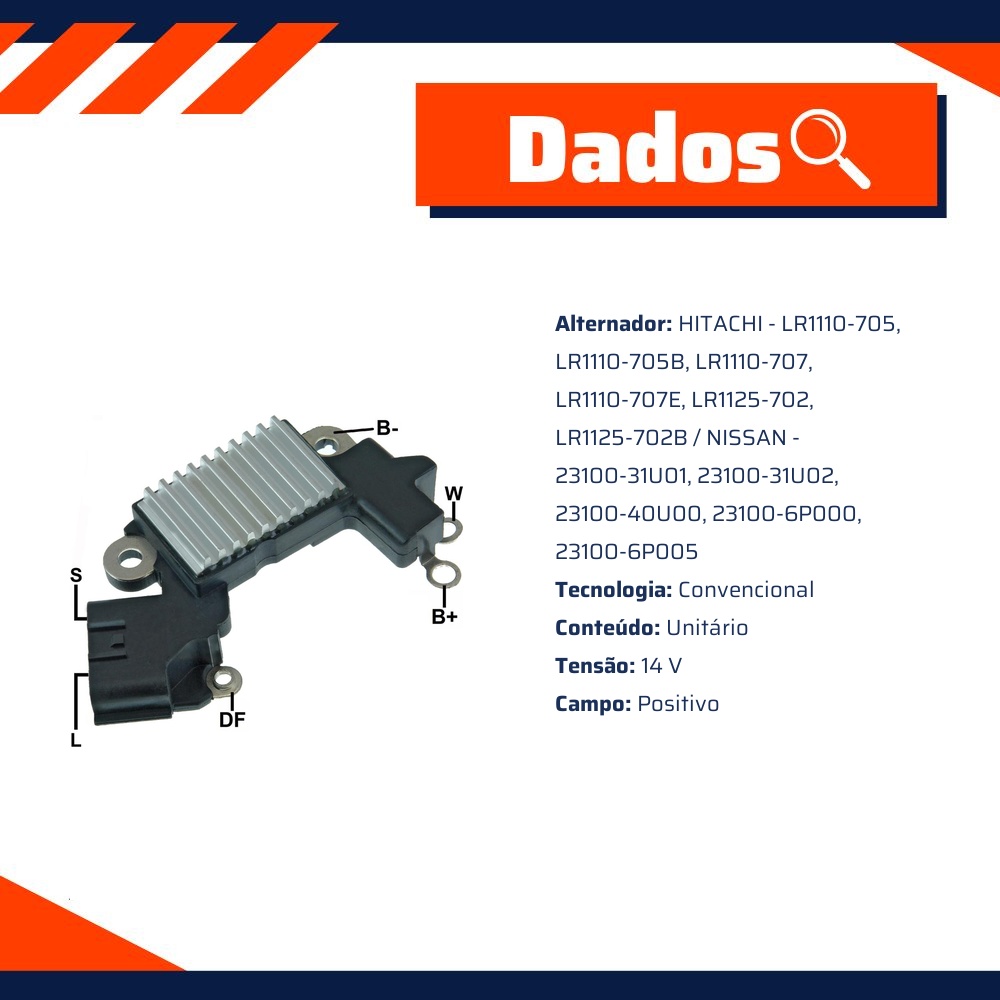 Regulador de Voltagem 14V - Gauss - GA257