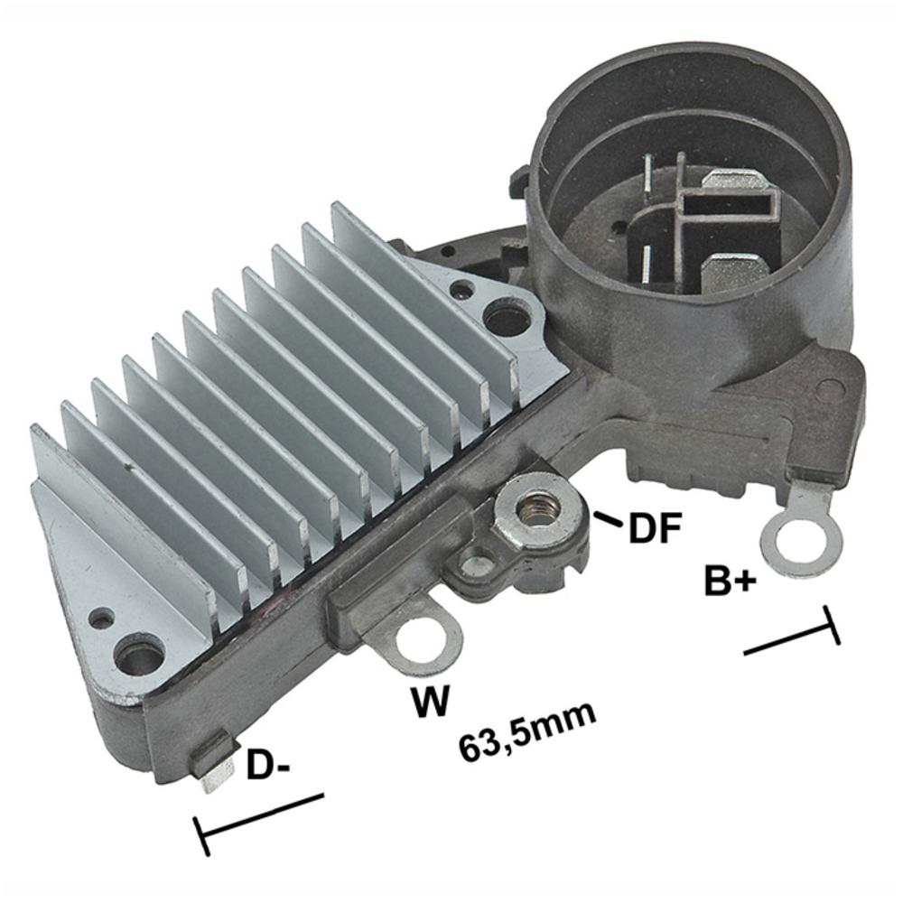 Regulador de Voltagem 14V para Honda Civic - Gauss - GA844