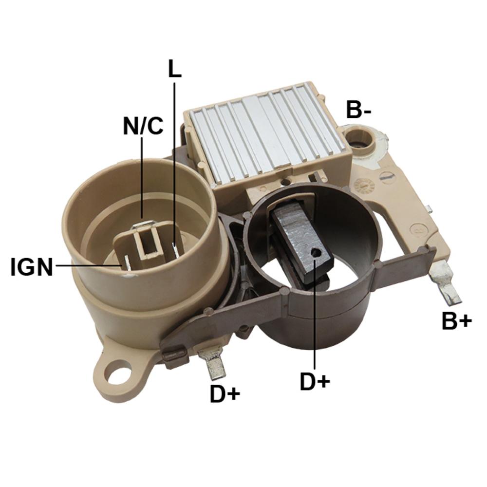 Regulador de Voltagem 14V para Honda Civic - Gauss - GA887