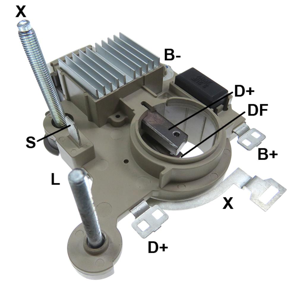 Regulador de Voltagem 14V para Volvo FM 500 - Gauss - GA899