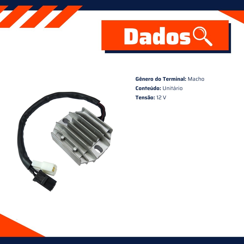 Regulador Retificador 12V para Suzuki GS 500 - Gauss - GM10012