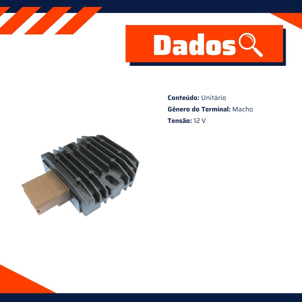 Regulador Retificador 12V para Dafra Citycom S 300I - Gauss - GM10029