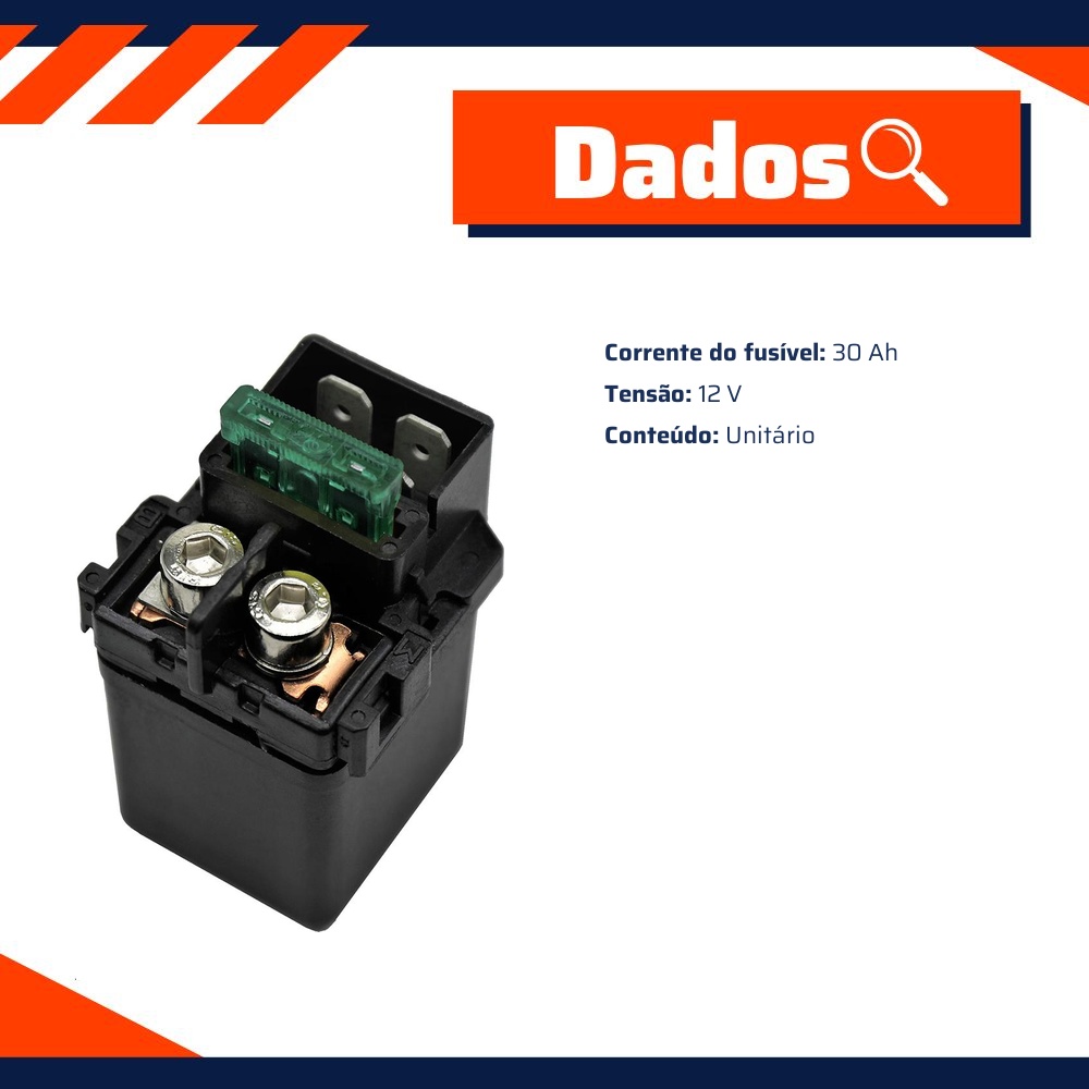 Relé de Partida para Moto - Gauss - GM22016