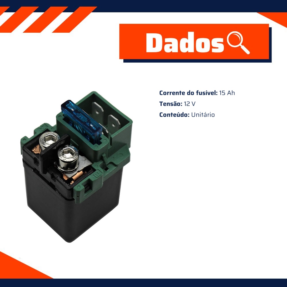 Relé de Partida para Moto - Gauss - GM22017