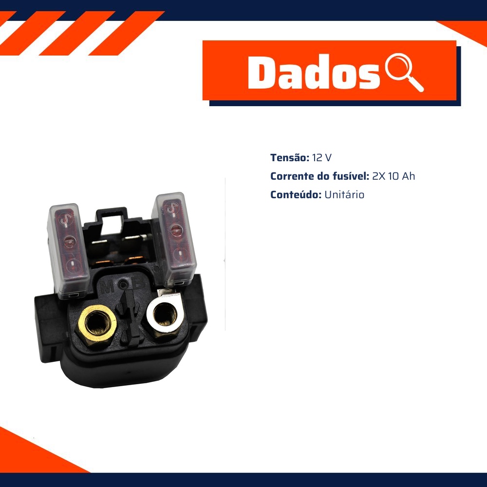 Relé de Partida para Yamaha NEO AT 115 - Gauss - GM22021