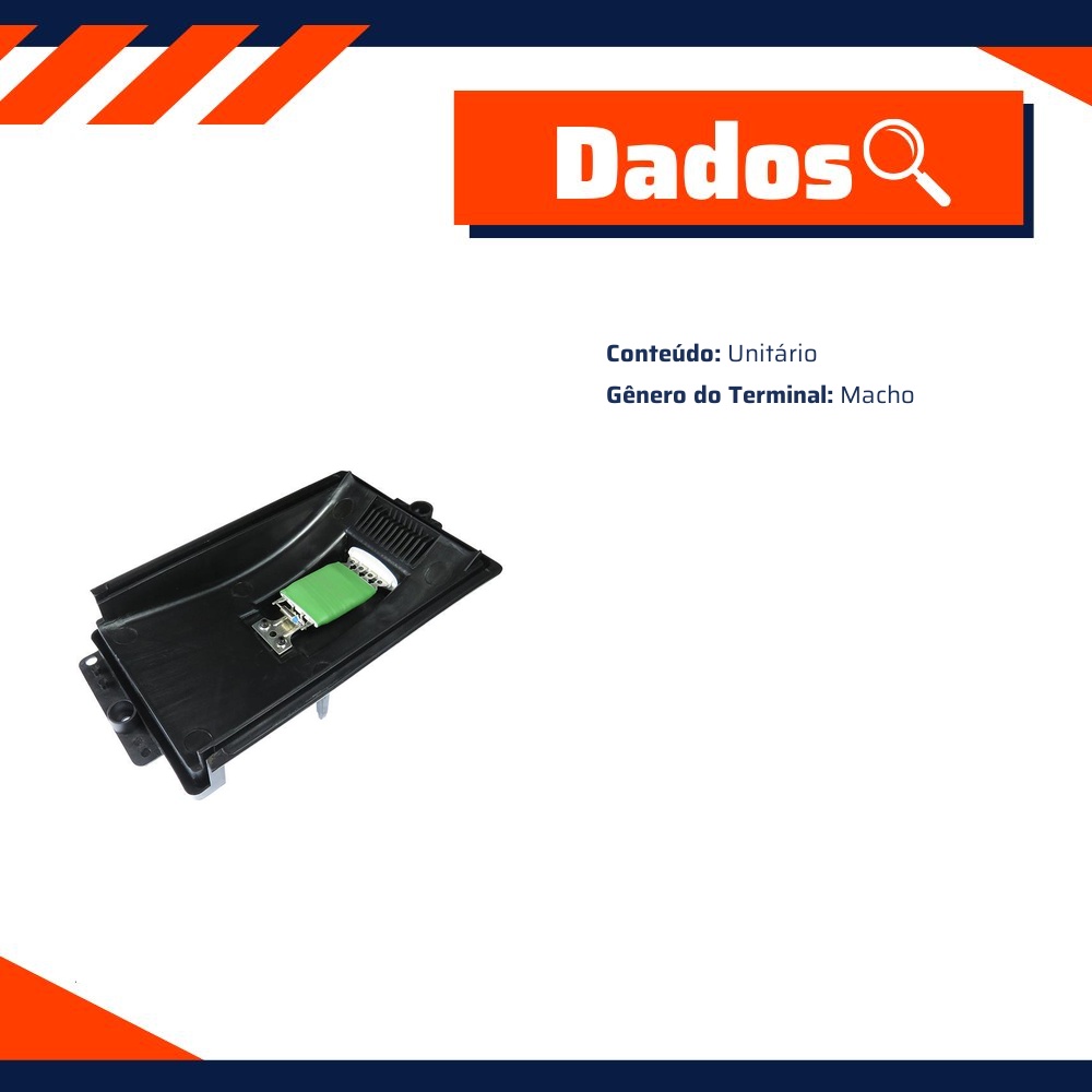 Resistência para Audi A4 e Volkswagen Golf - Gauss - GE3065