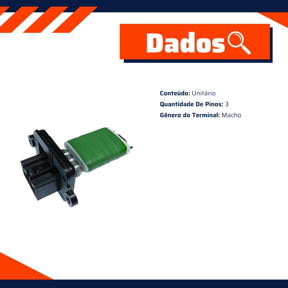 Resistência do Ventilador - Gauss - GE3030