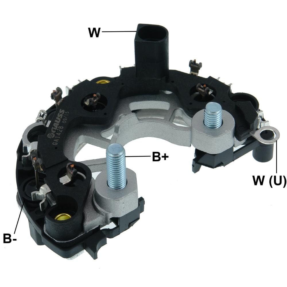 Ponte Retificadora 24V Avalanche para Volkswagen 8.120 OD - Gauss - GA1428
