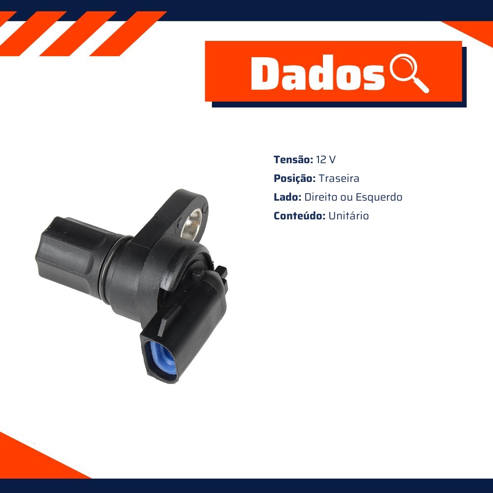 Sensor ABS Traseiro - Gauss - GS2061