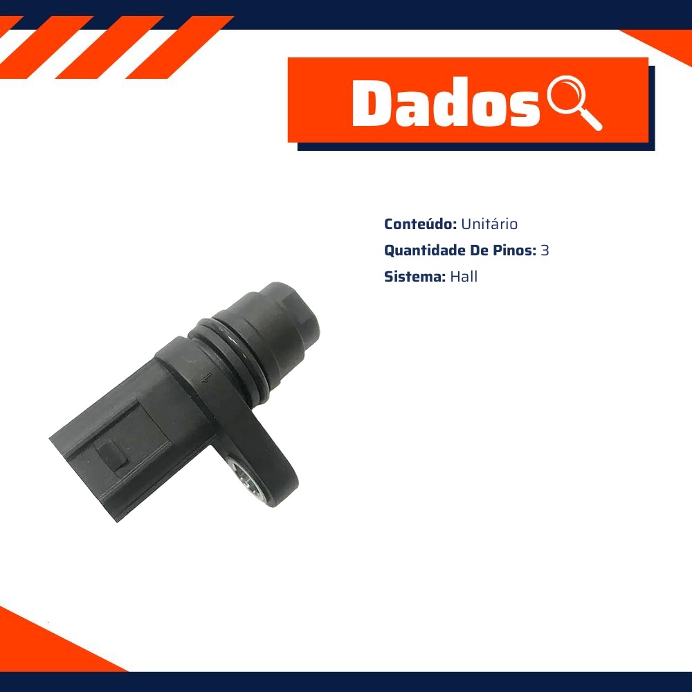 Sensor de Rotação para Honda Civic - Gauss - GS8471