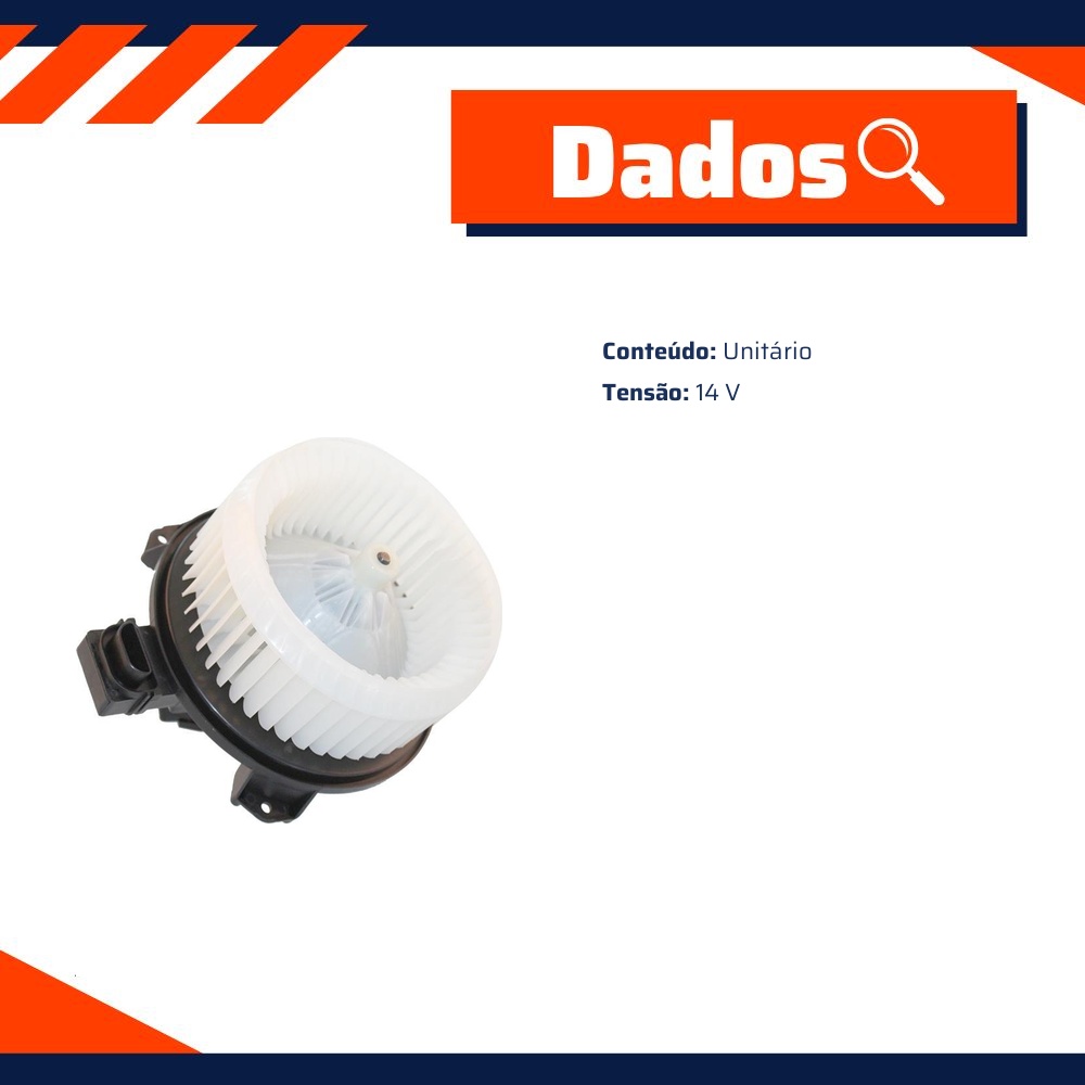 Motor do Ventilador Interno para Honda Civic - Gauss - GE4005