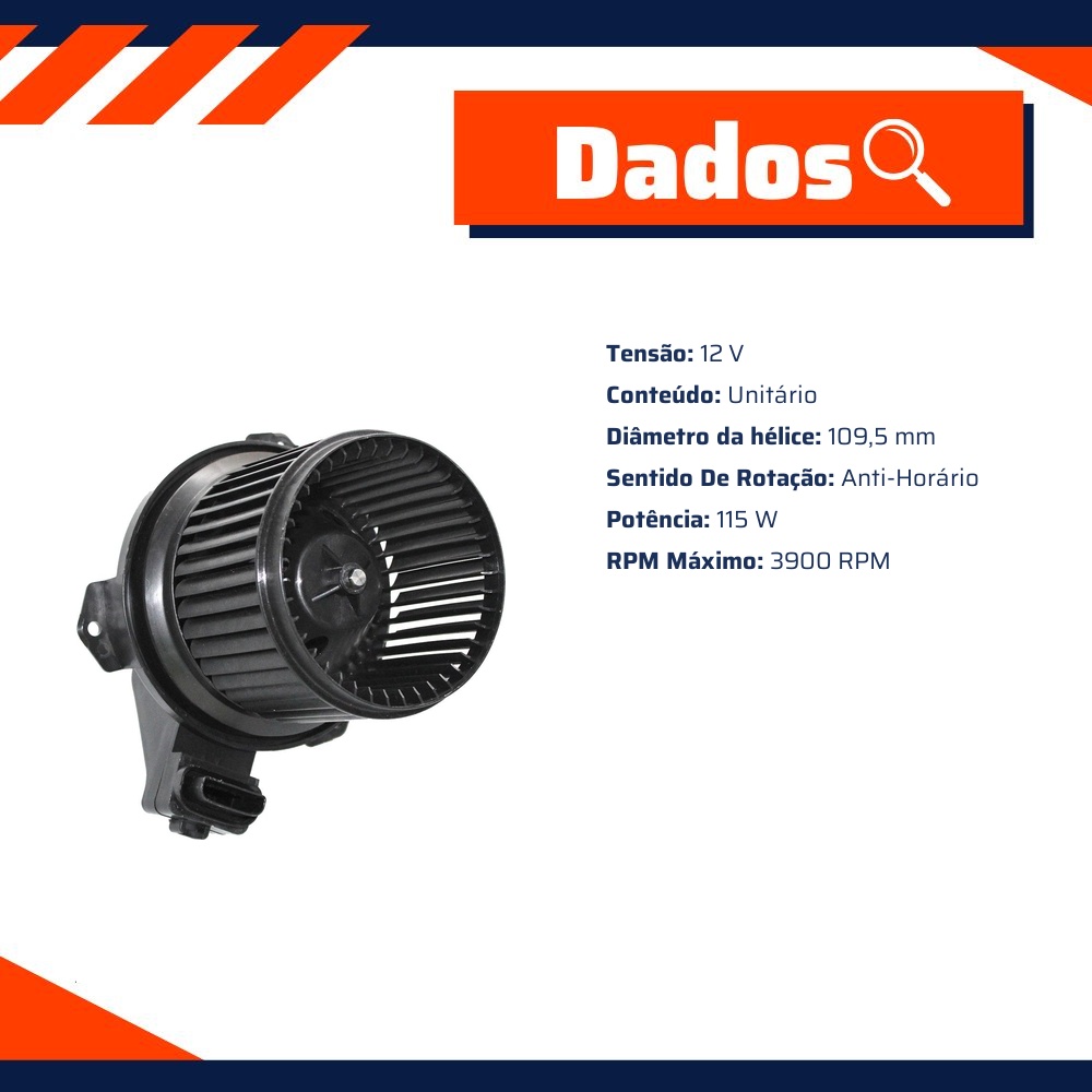 Motor do Ventilador Interno para Toyota RAV4 - Gauss - GE4041