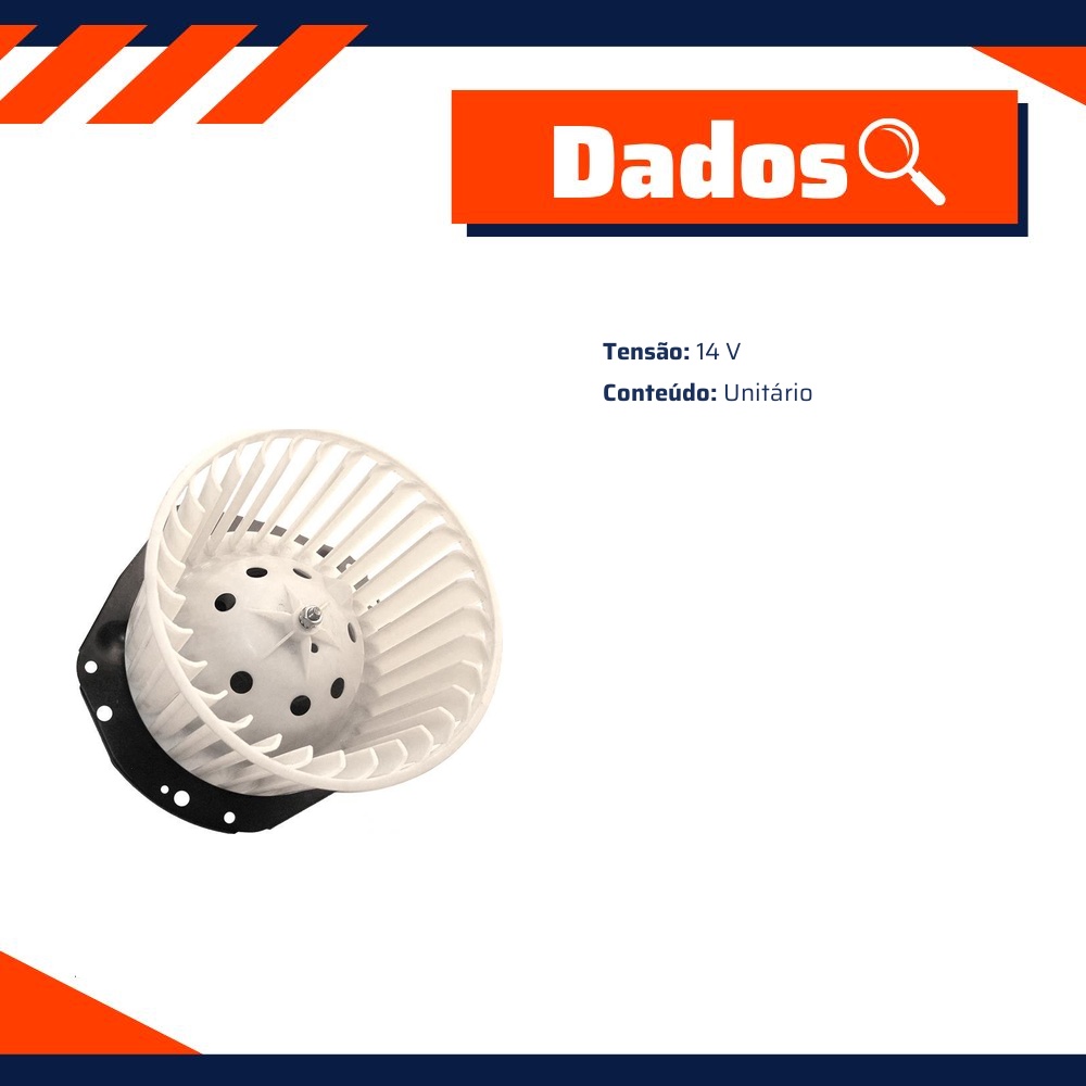Motor do Ventilador Interno para Chevrolet Blazer e S10 - Gauss - GE4119