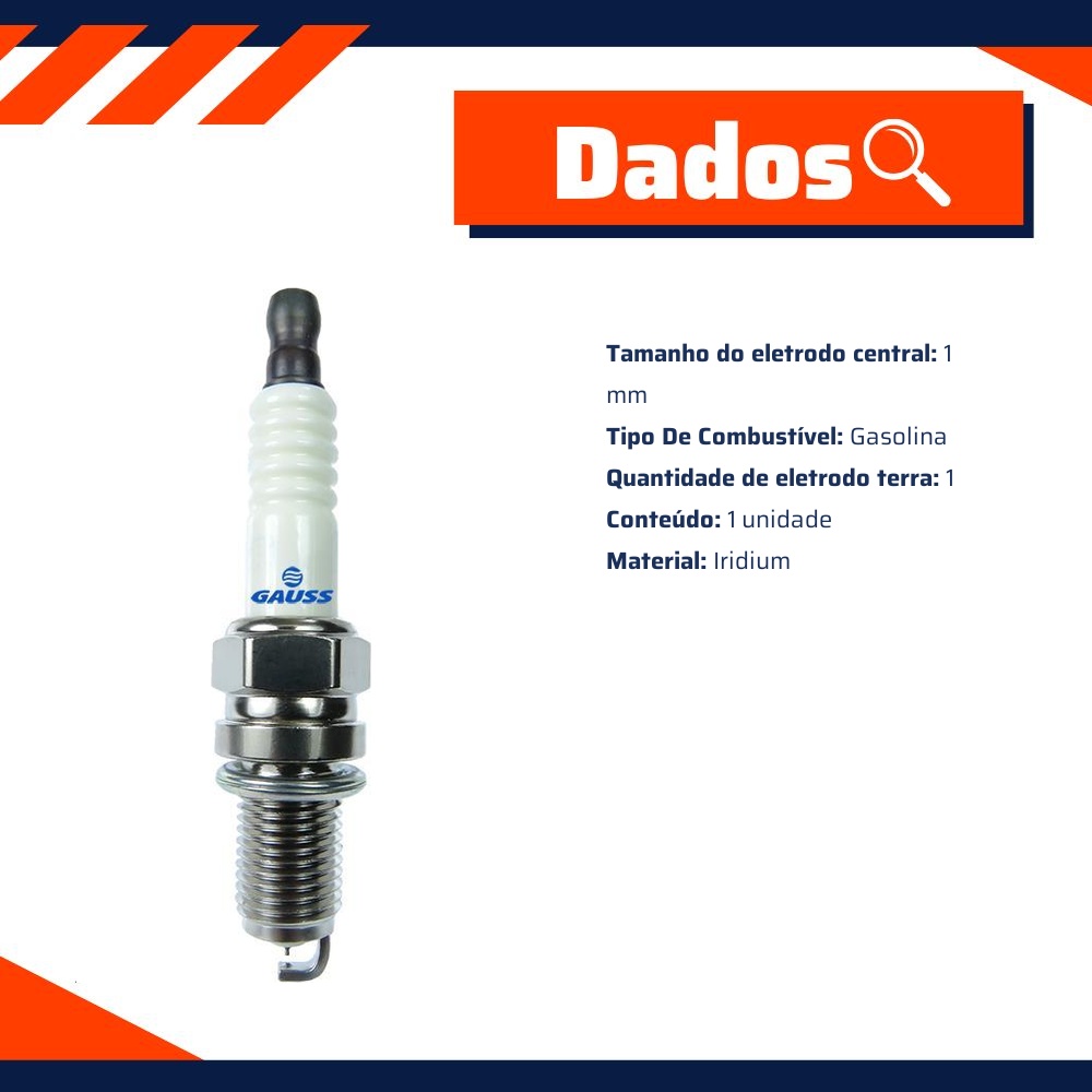 Vela de Ignição - Gauss - GV5R14I-11