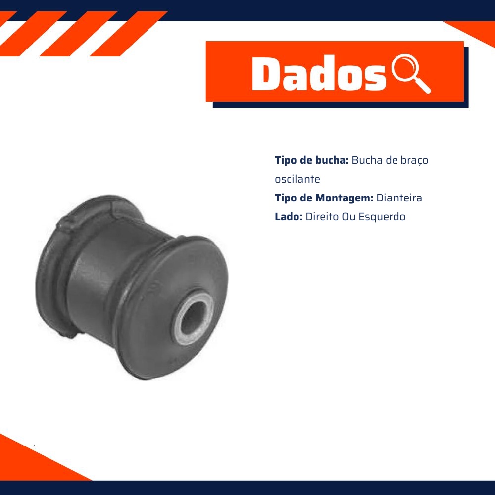 Bucha Braço Dianteiro - Cobra Automotiva - B1001