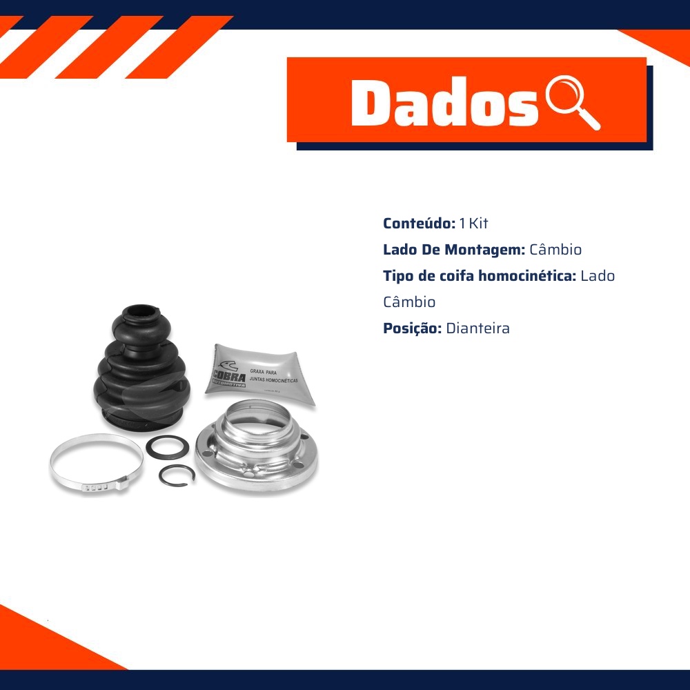 Kit Reparo Junta Homocinética - Cobra Automotiva - HK479C