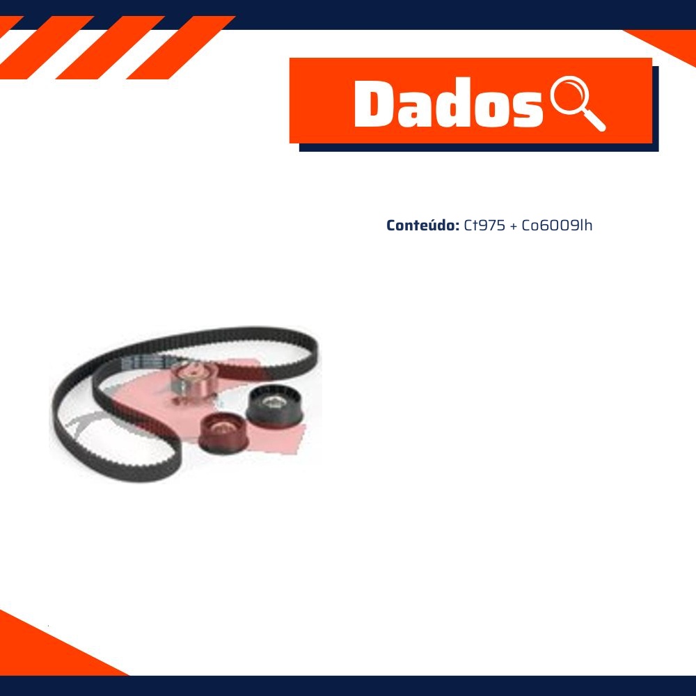 Kit Correia Dentada Tensor para Chevrolet Meriva - Cobra Automotiva - KT1420 C