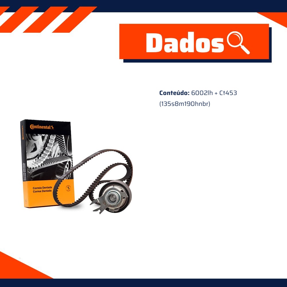 Kit Correia Dentada Sincronizadora - Cobra Automotiva - KT1510