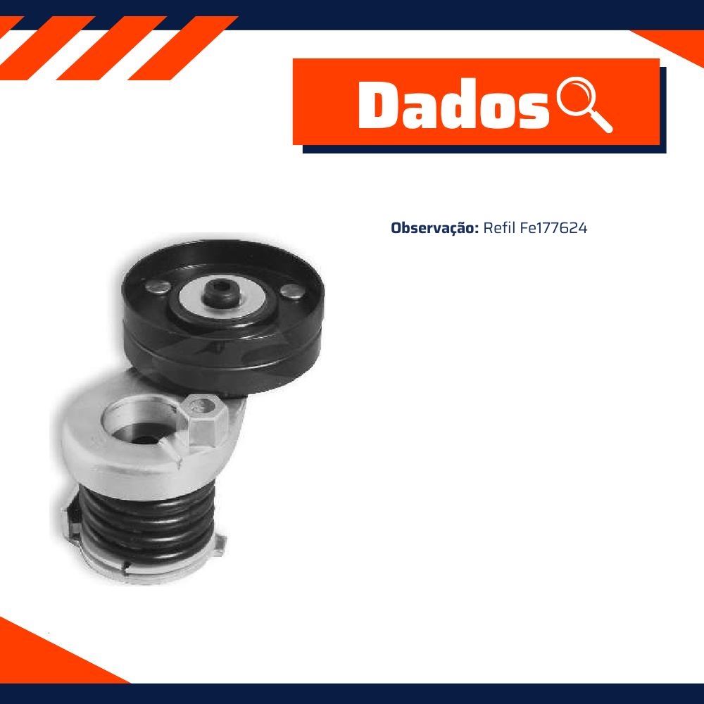 Rolamento Tensor Correia Alternador para Volkswagen Gol e Parati - Cobra Automotiva - PO145299