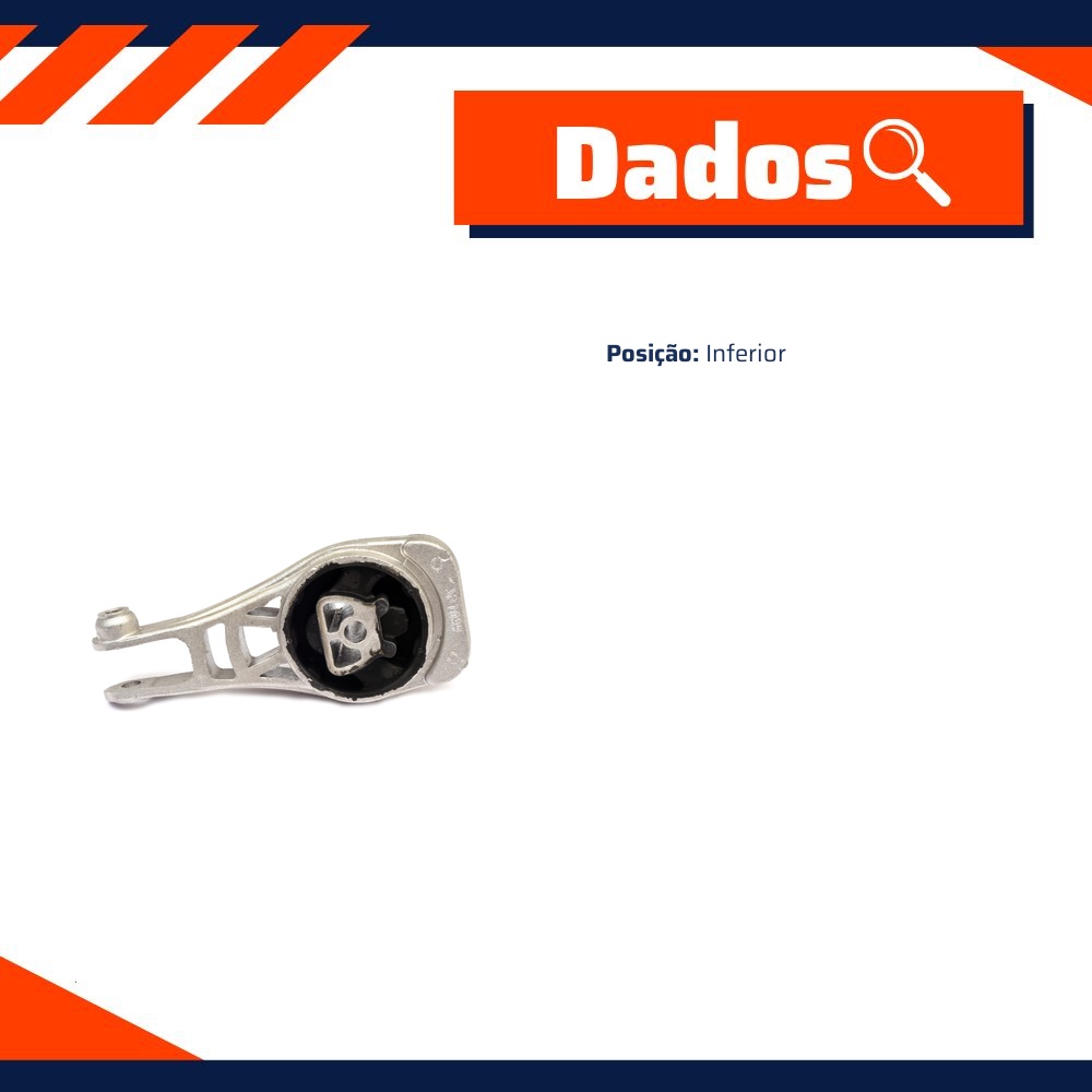 Coxim do Motor Inferior Câmbio - Cobra Automotiva - SC1160