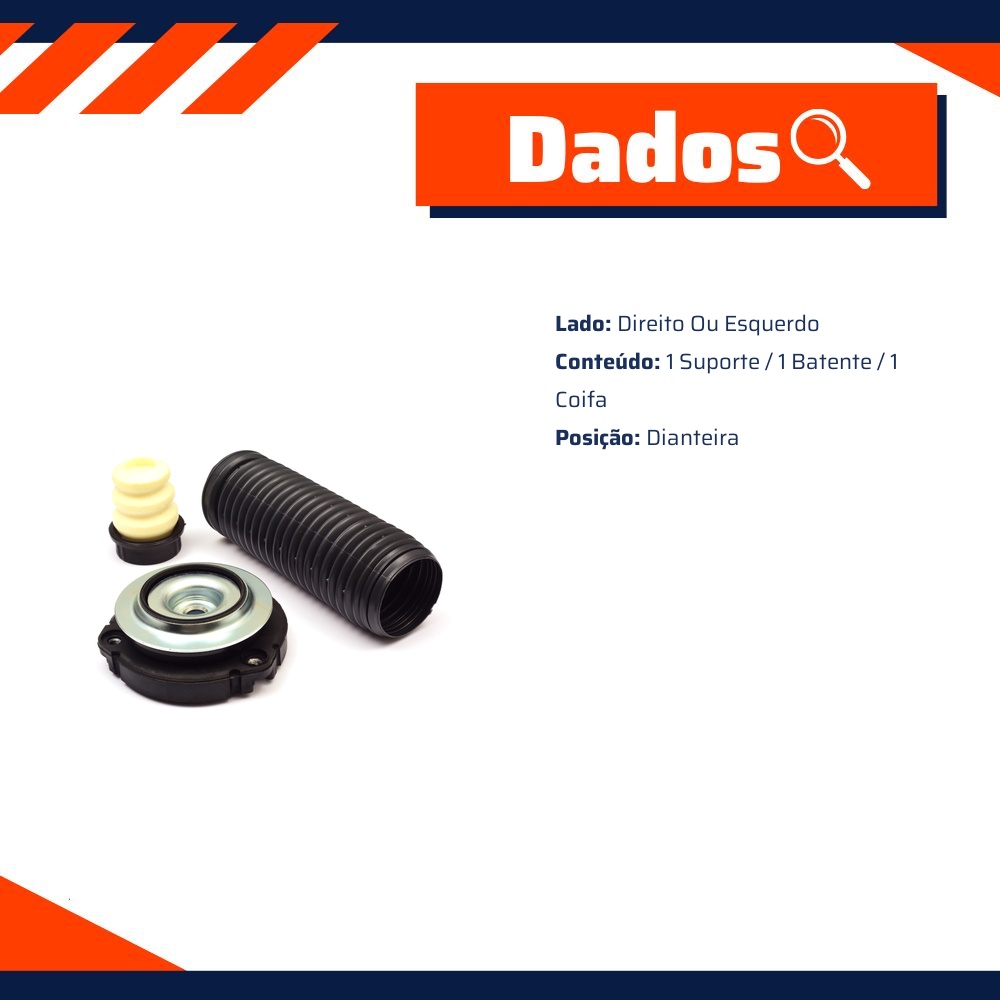 Kit do Amortecedor Dianteiro - Cobra Automotiva - VW452C