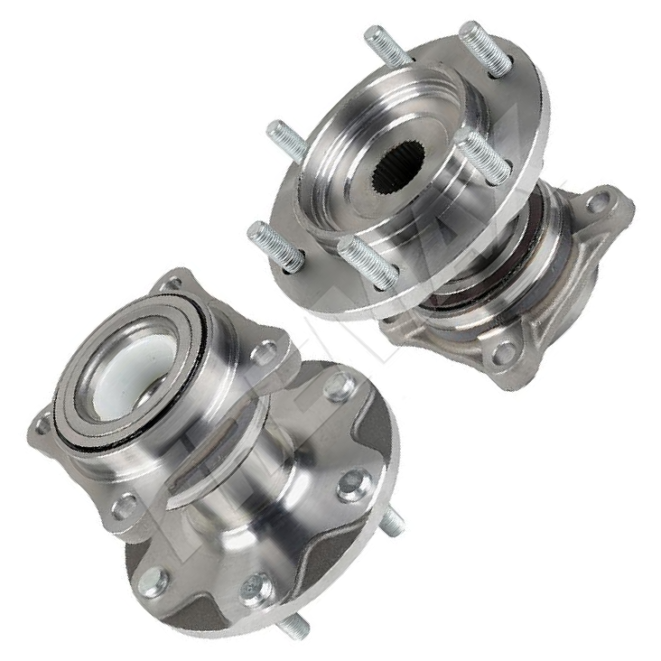 Cubo de Roda Dianteiro 6 Furos com Rolamento e ABS para Toyota Hilux e Hilux SW4 - Fremax - FWB0568KT